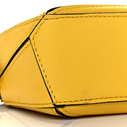 Loewe Calfskin Nano Puzzle Bag Yellow 4 of 7