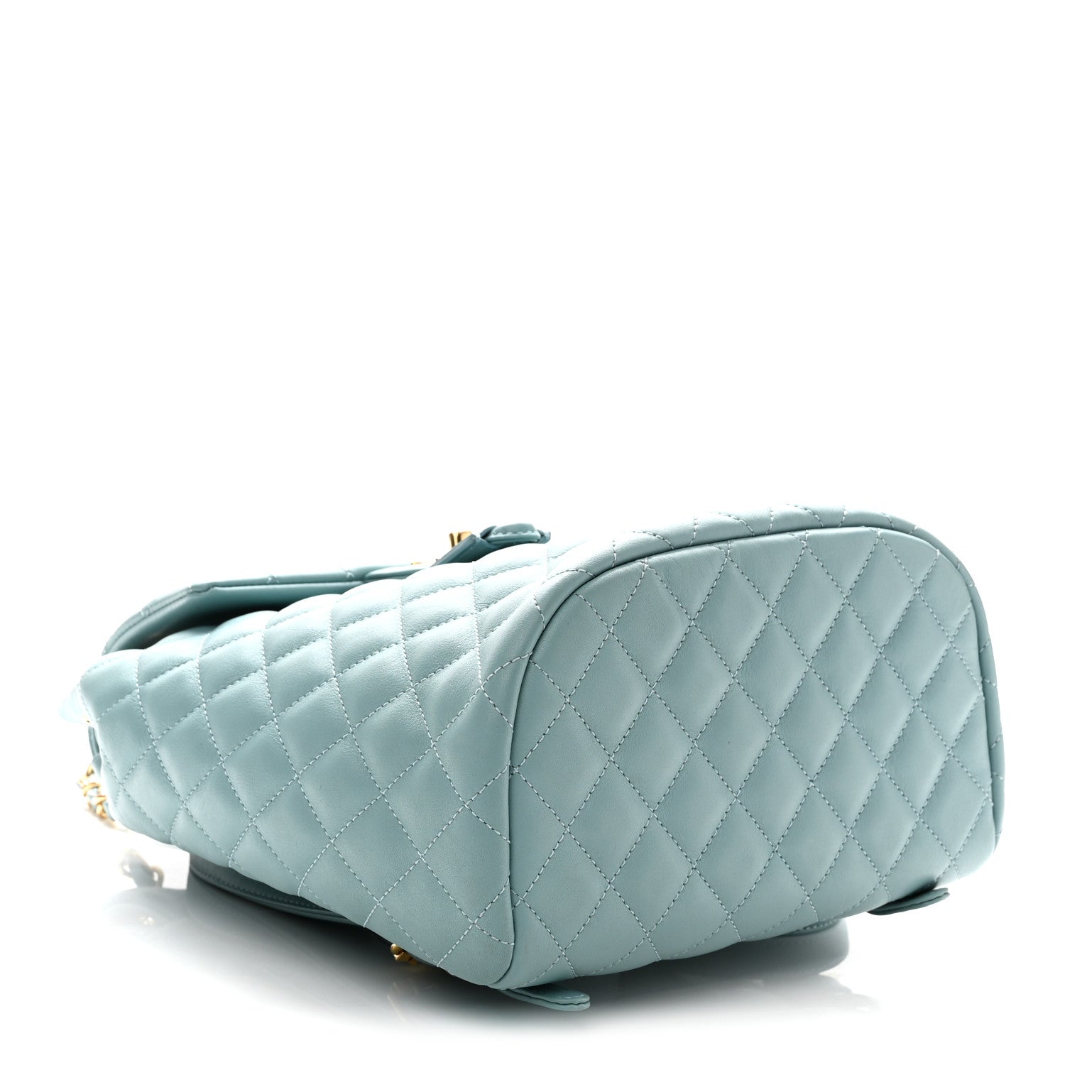 Chanel Lambskin Quilted Small Urban Spirit Backpack Blue 3 of 9