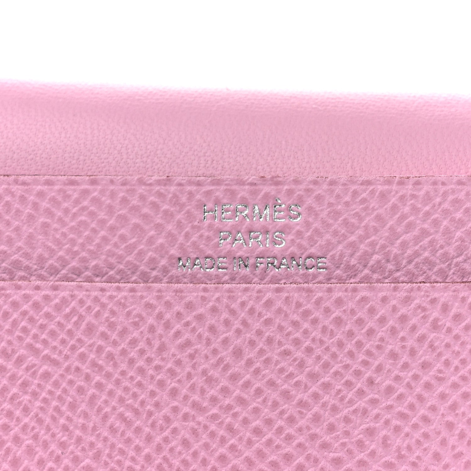 Hermes Epsom Bearn Card Holder Wallet Mauve Sylvestre 6 of 7