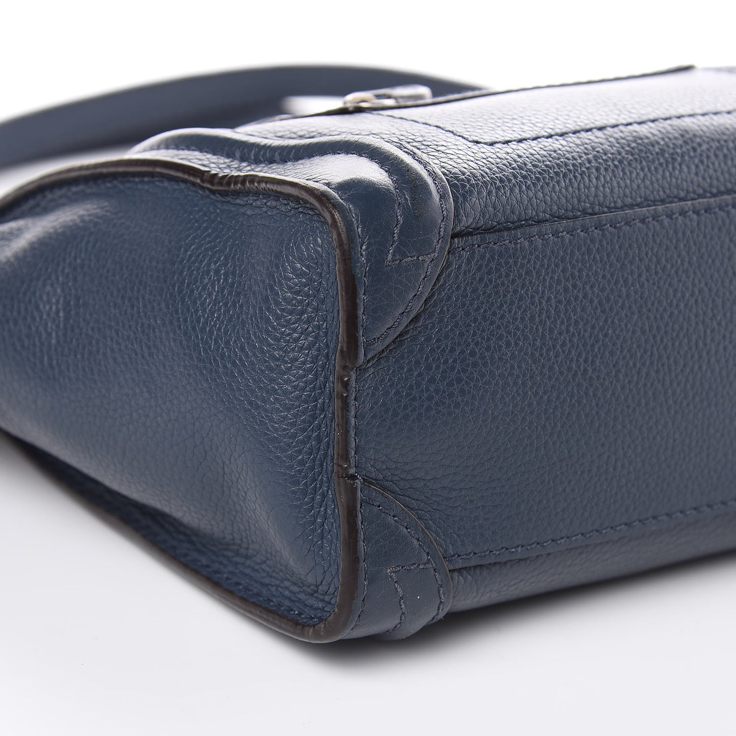 Drummed Calfskin Nano Luggage Orage