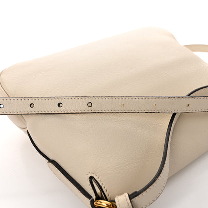 Gucci New Sakai Calfskin Lux Small Dahlia Messenger Shoulder Bag Mystic White 11 of 11