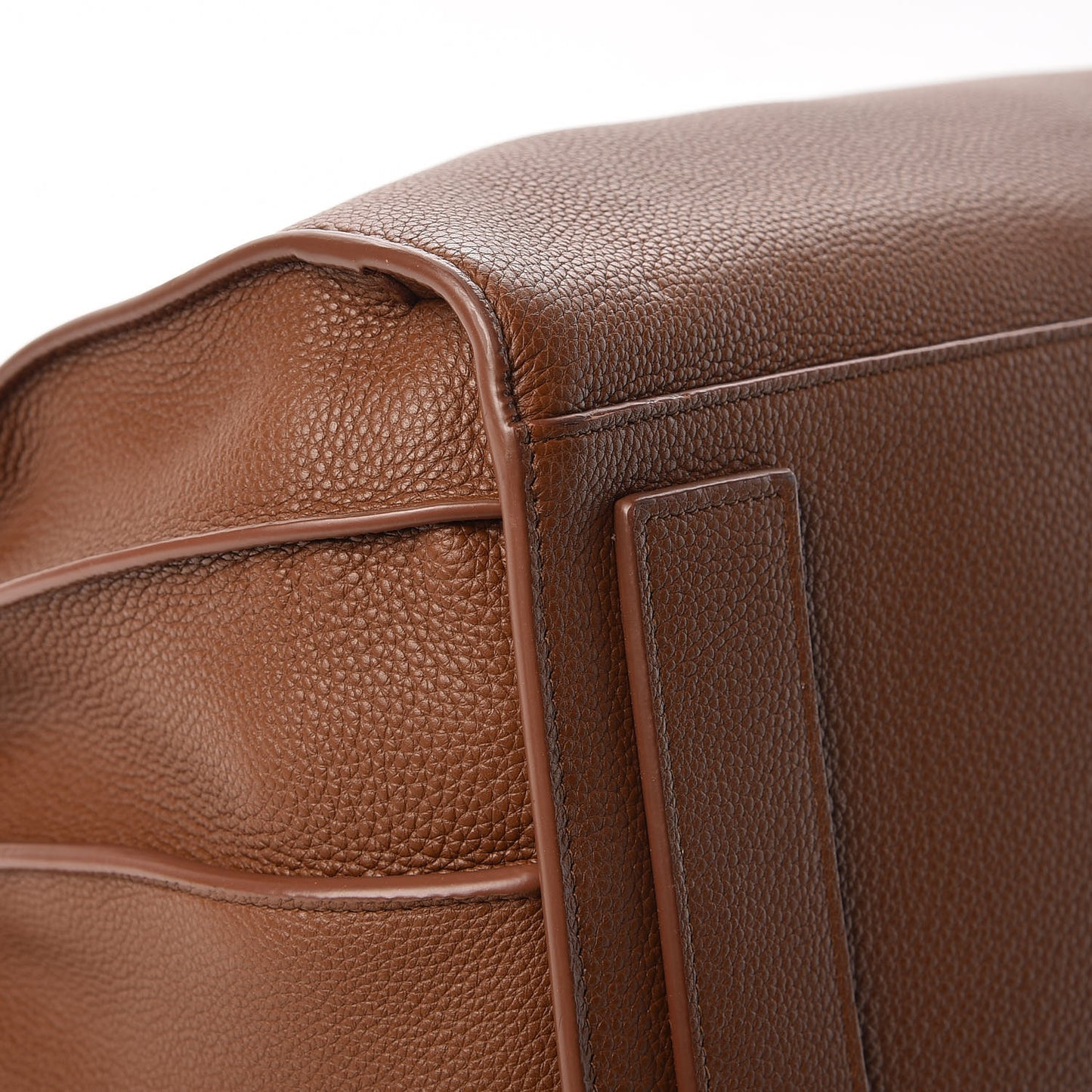 Grained Calfskin Medium Souple Sac De Jour Camel Brilliant