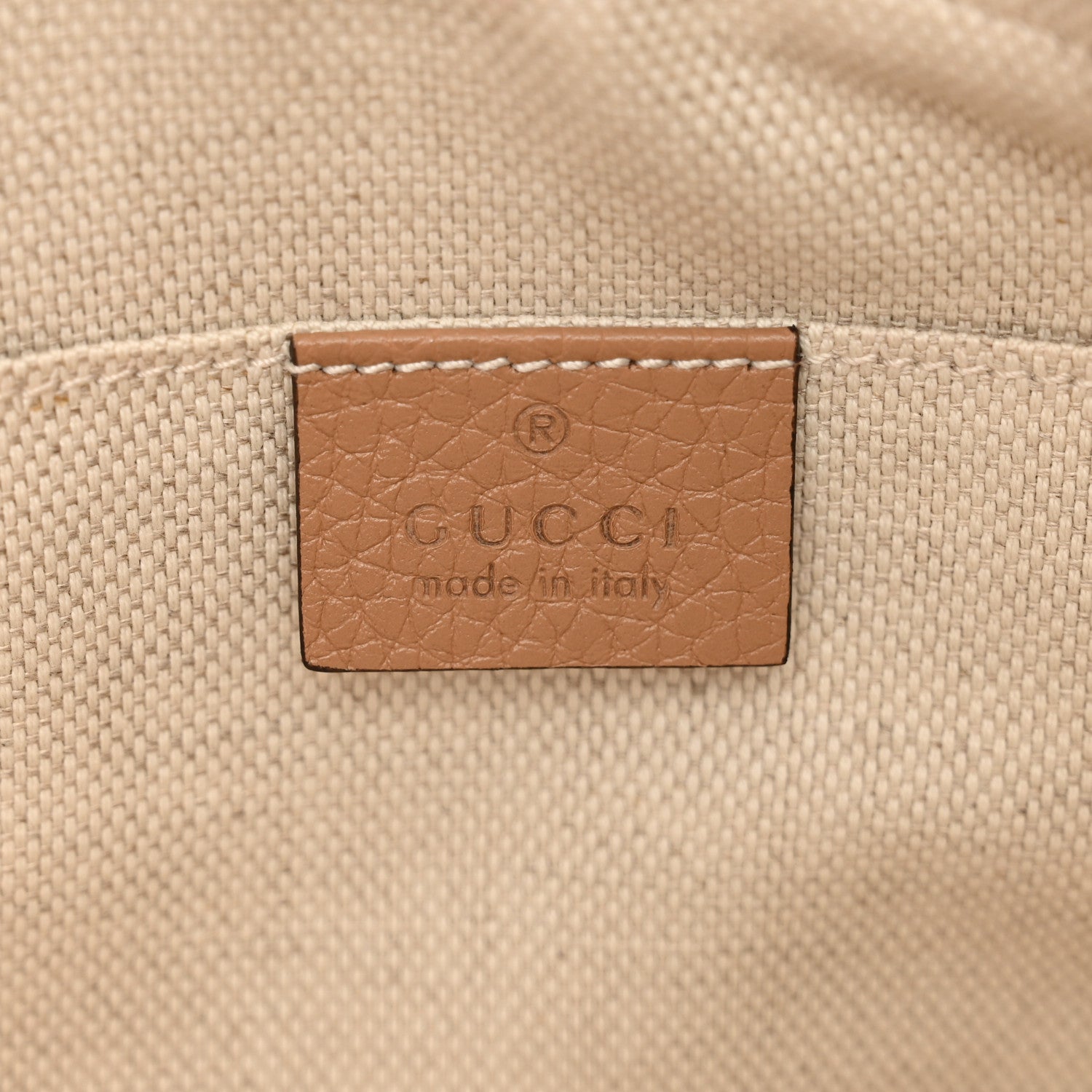 Gucci Pebbled Calfskin Small Soho Disco Bag Camelia 7 of 10