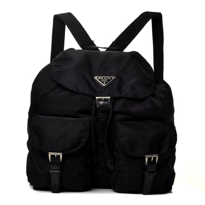 Prada Nylon Vela Medium Backpack Black 1 of 10