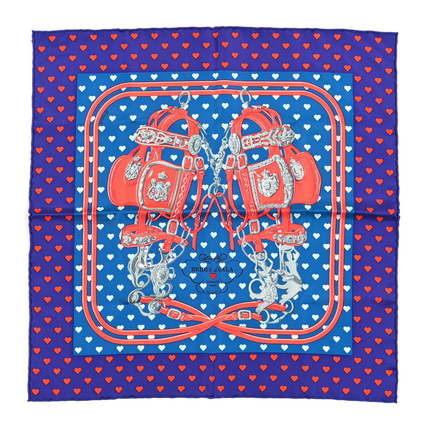 Silk Brides De Gala Love Pocket Square Violet