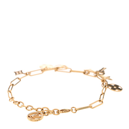 Louis Vuitton Sweet Monogram Charm Bracelet Gold 3 of 4