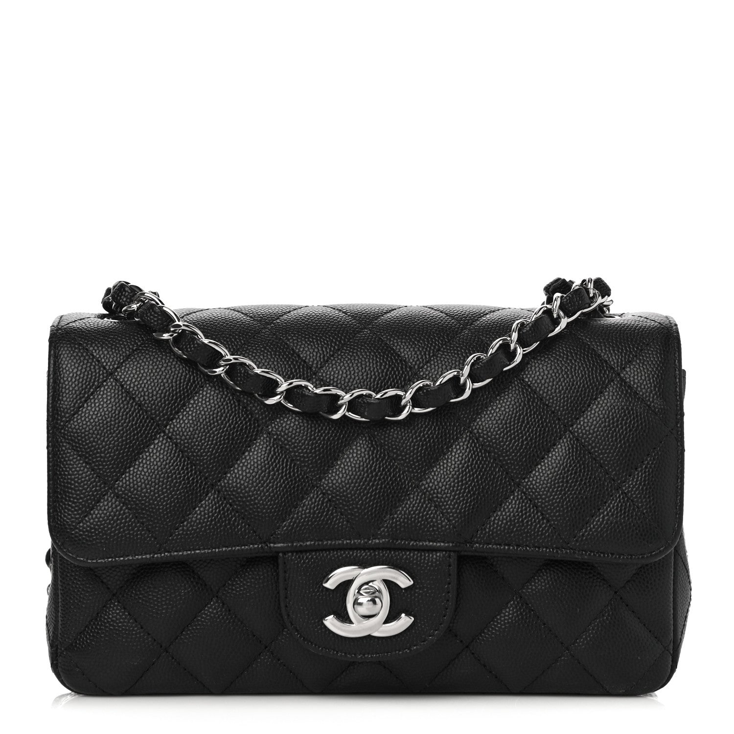 Chanel Caviar Quilted Mini Rectangular Flap Black 1 of 10