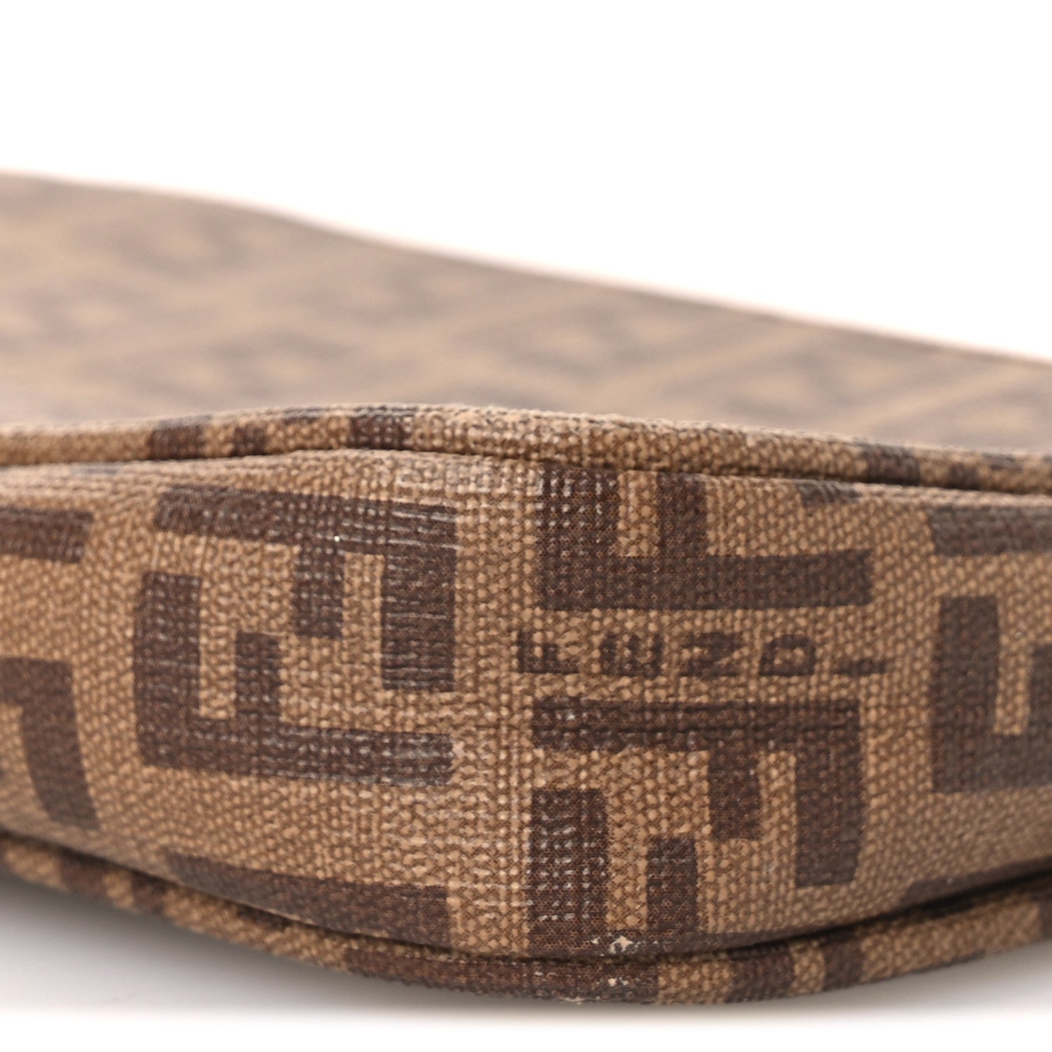Fendi Zucchino Spalmati Forever Pochette Nocciola 1885290