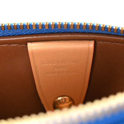 Louis Vuitton Calfskin Monogram Speedy P9 Bandouliere 20 Blue 8 of 12