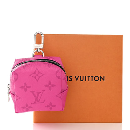 Louis Vuitton Taigarama Box Pouch Bag Charm Key Ring Fuchsia 11 of 11