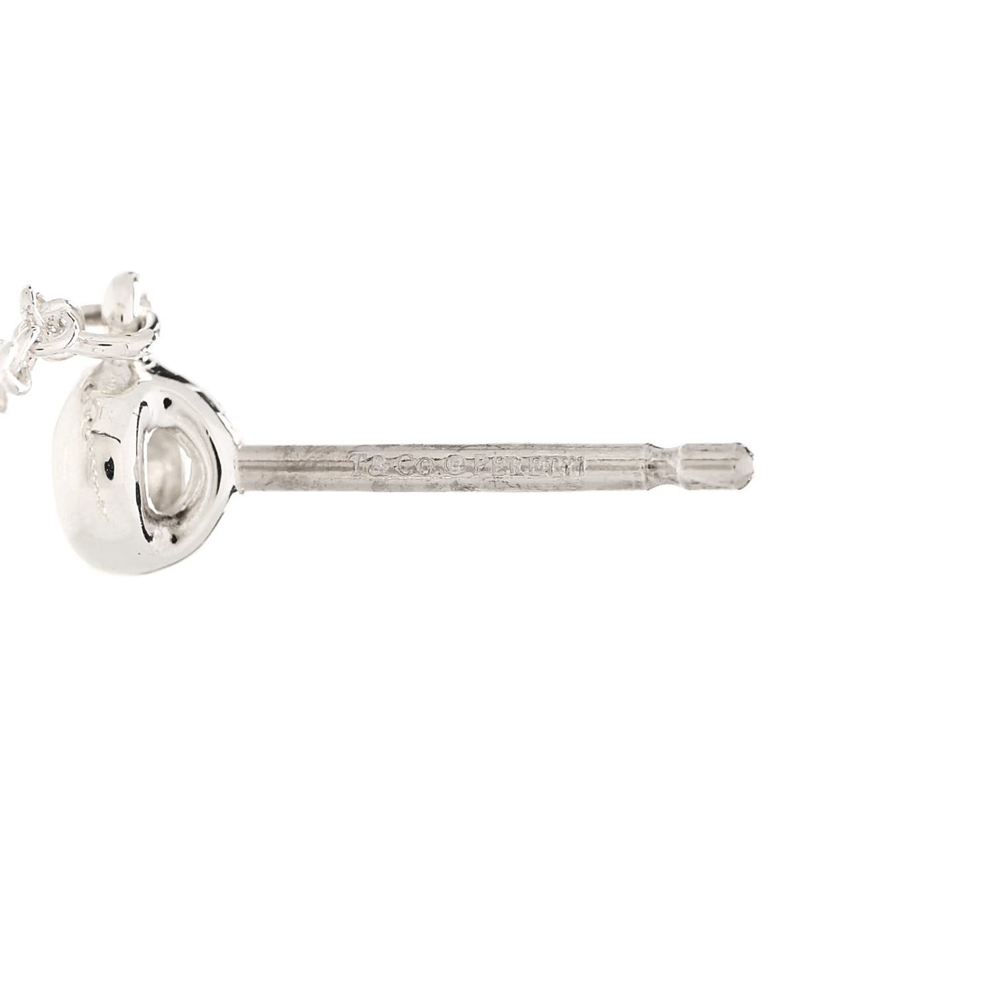 Sterling Silver Diamond .24ct Elsa Peretti Diamonds by the Yard Drop Earrings