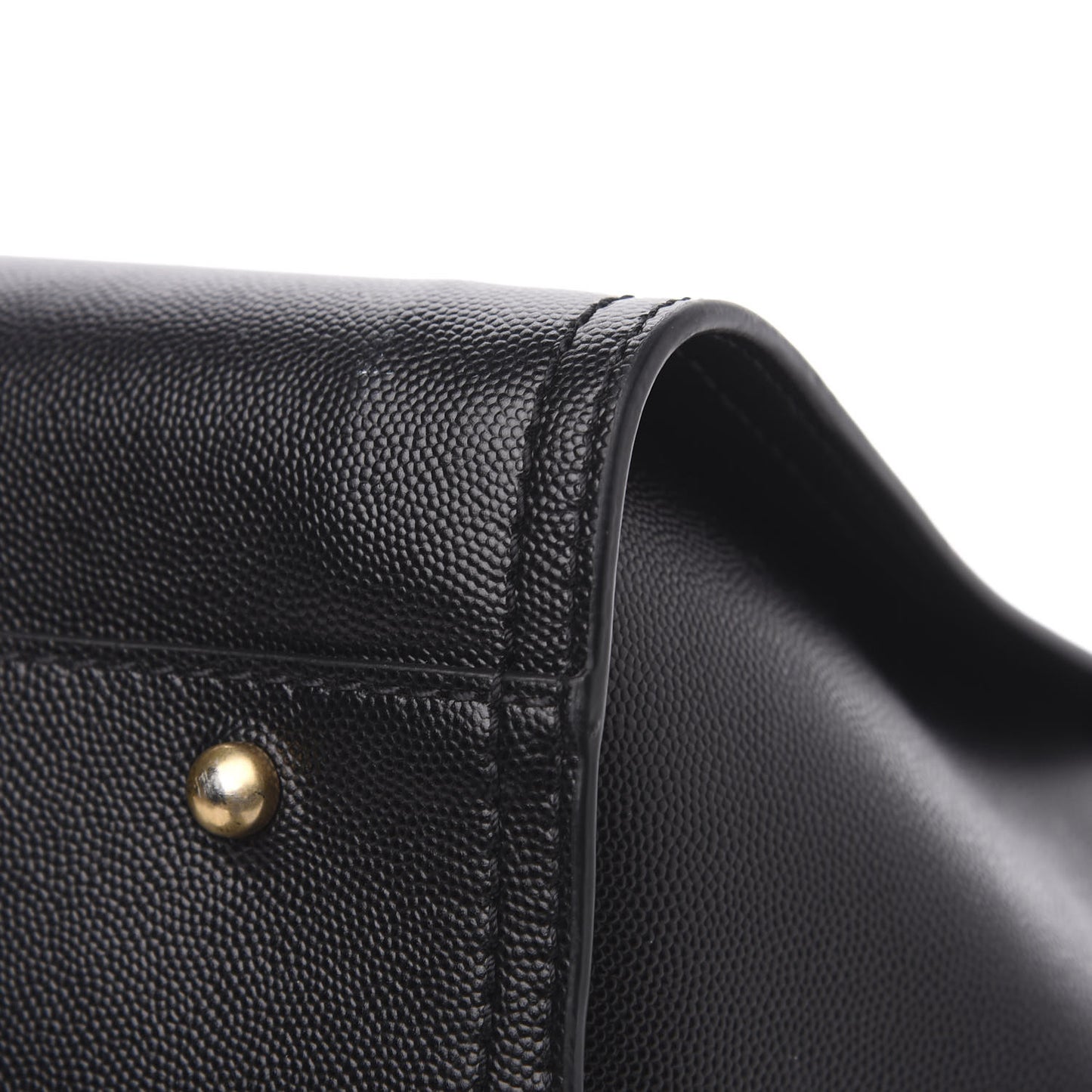 Caviar Medium Studded Deauville Tote Black