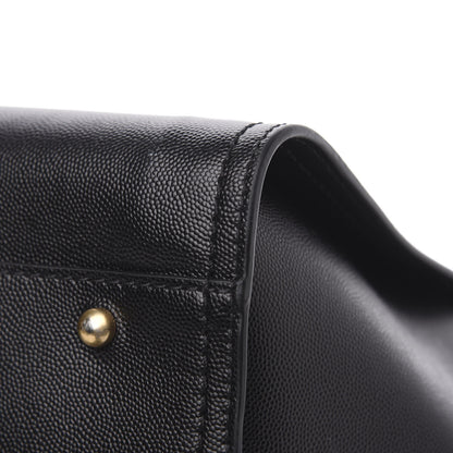 Chanel Caviar Medium Studded Deauville Tote Black 9 of 12