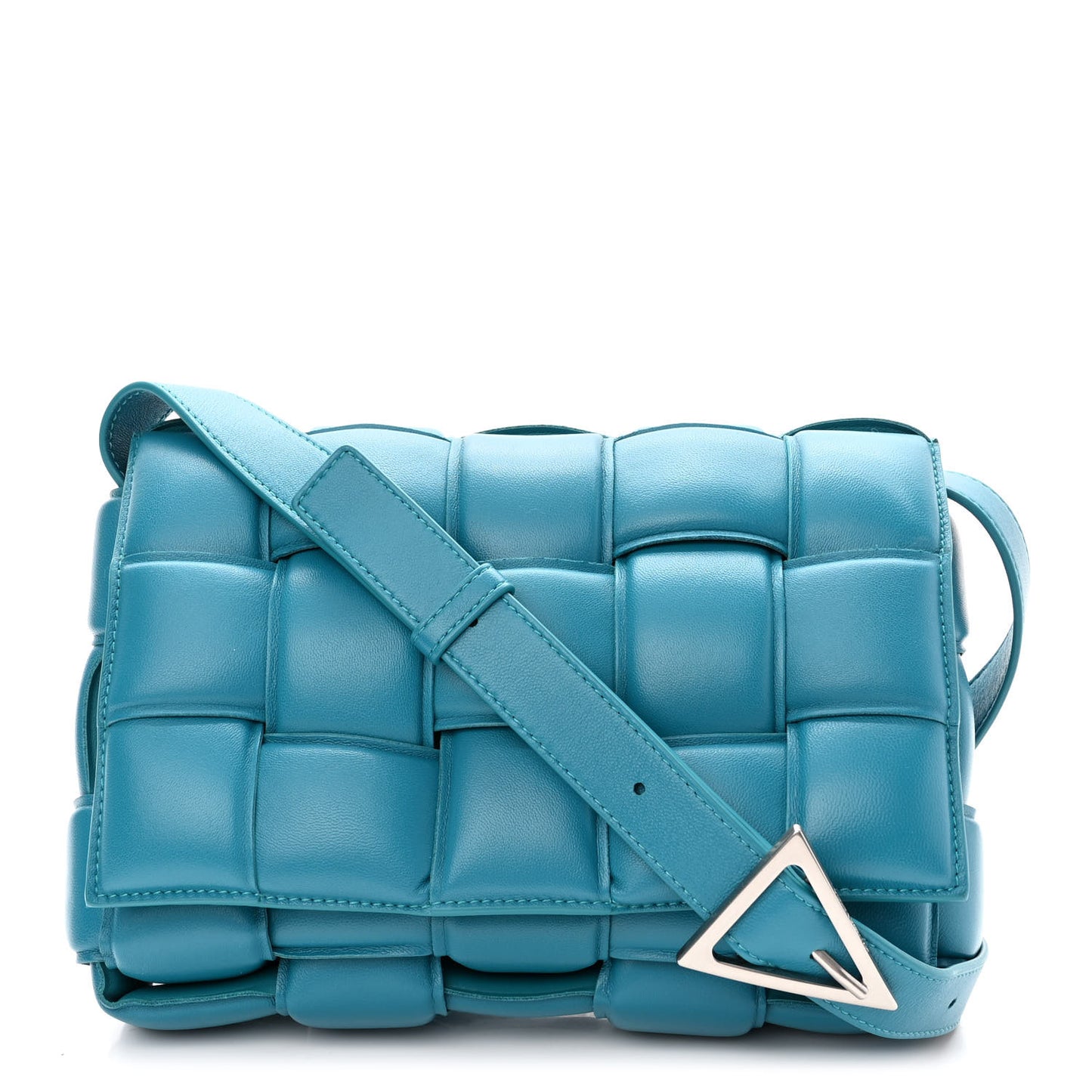 Nappa Maxi Intreccio Padded Cassette Crossbody Bag Blaster