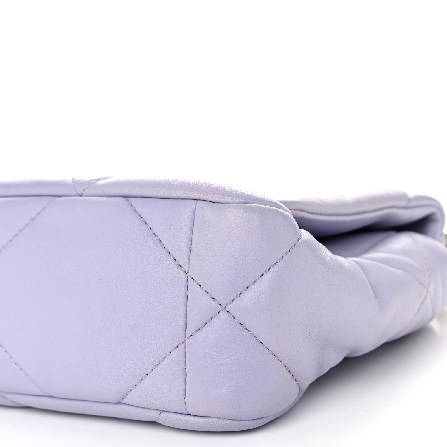 Chanel Lambskin Quilted Medium Chanel 19 Flap Light Purple 10 of 10