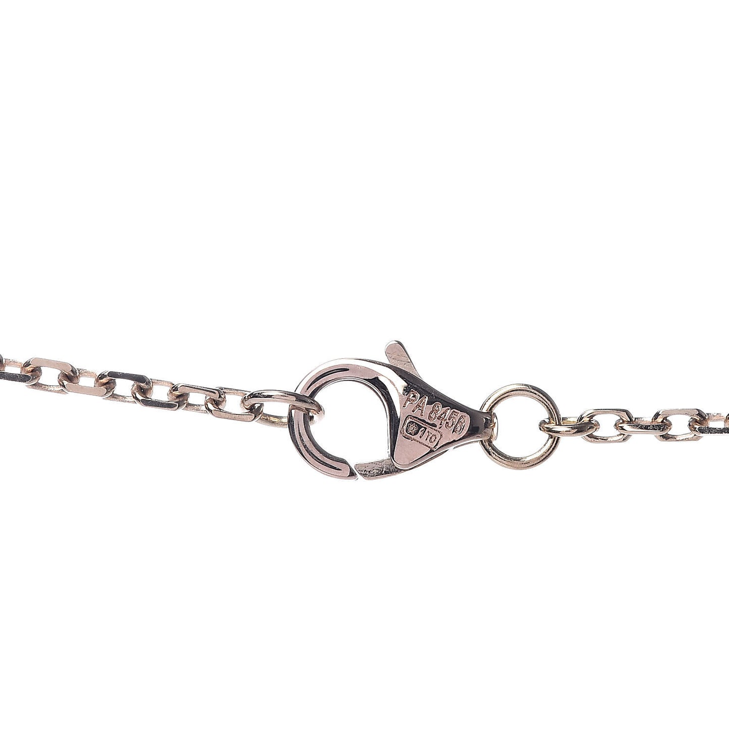 18K Pink White Yellow Gold Diamond Trinity Pendant Necklace