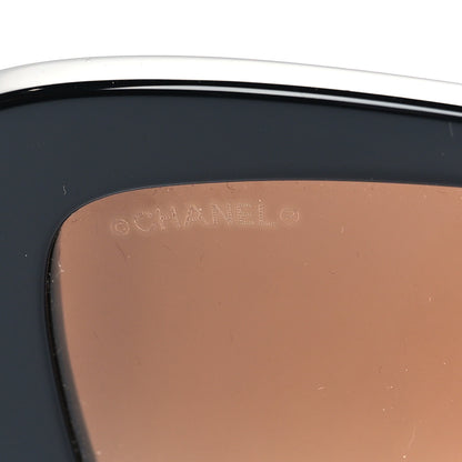 Chanel Acetate Lambskin CC Sunglasses 5457-Q-A Black 7 of 10