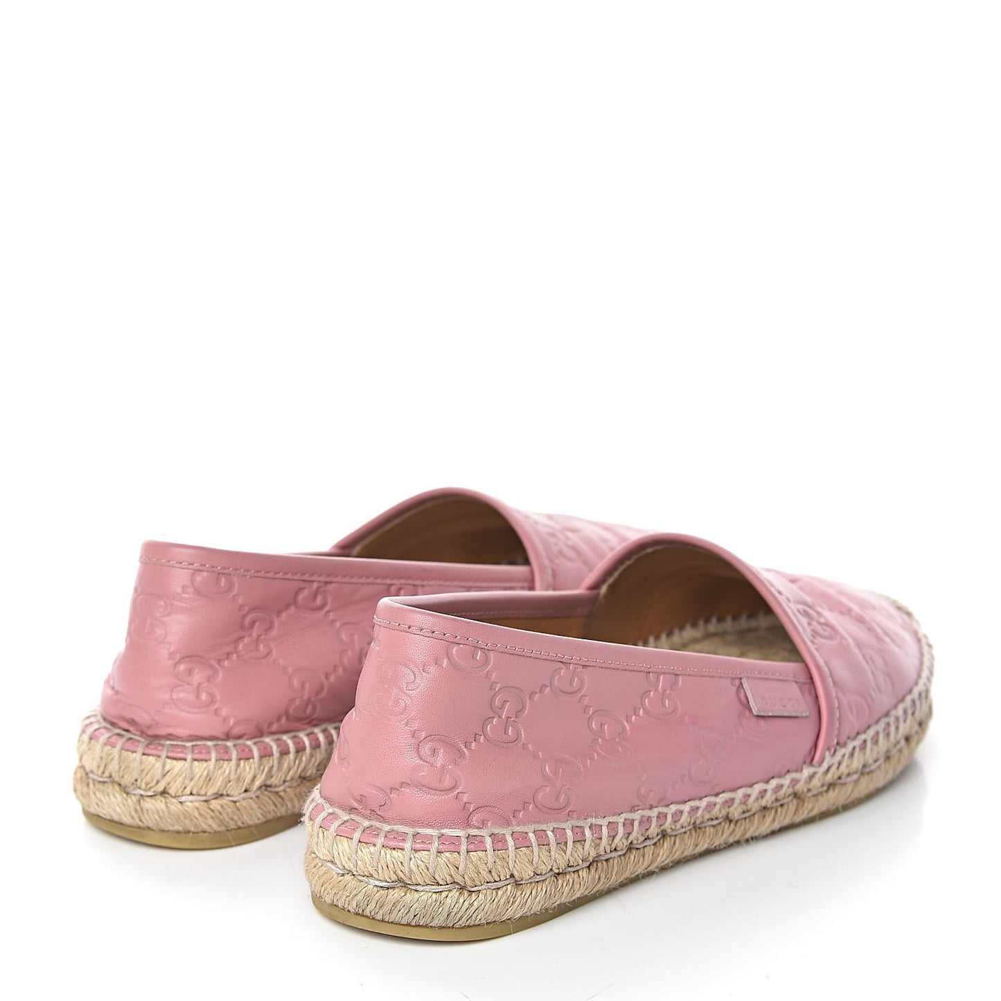 Guccissima Signature Espadrilles 38 Rose Baby Candy