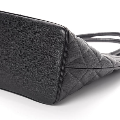 Chanel Caviar Quilted Medallion Tote Black 9 of 10