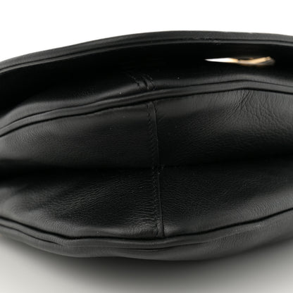 Gucci Roxy Calfskin Web Medium Blondie Shoulder Flap Bag Black 9 of 10