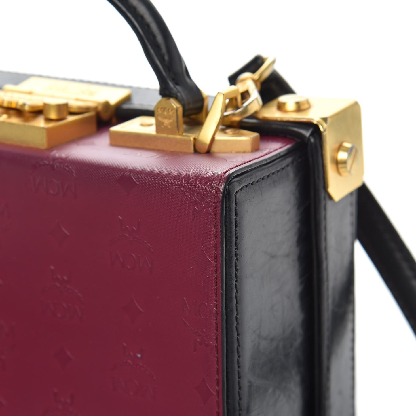 Odeon Calfskin Small Berlin Crossbody Purple