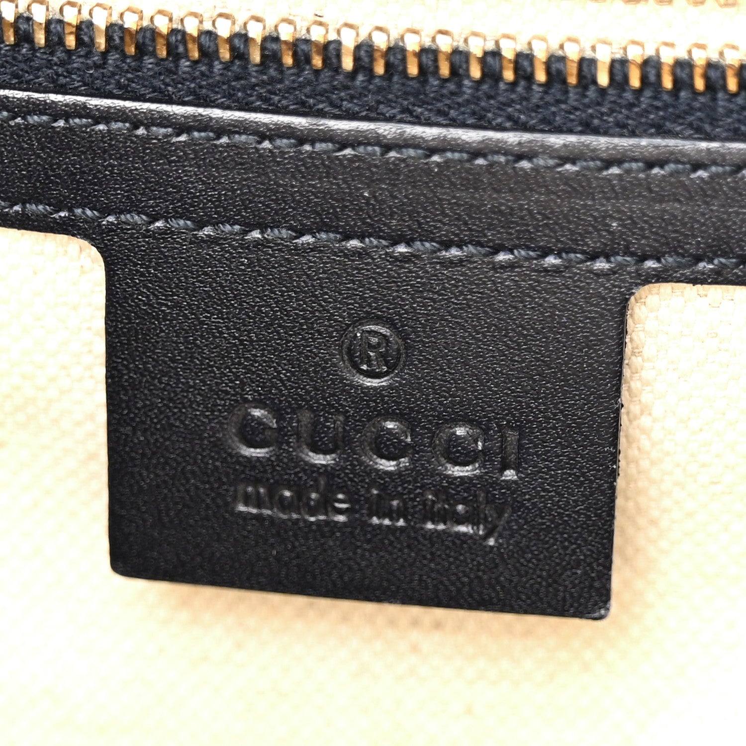 Gucci Monogram Selleria Calfskin Vintage Web Medium Boston Beige Blue 6 of 16