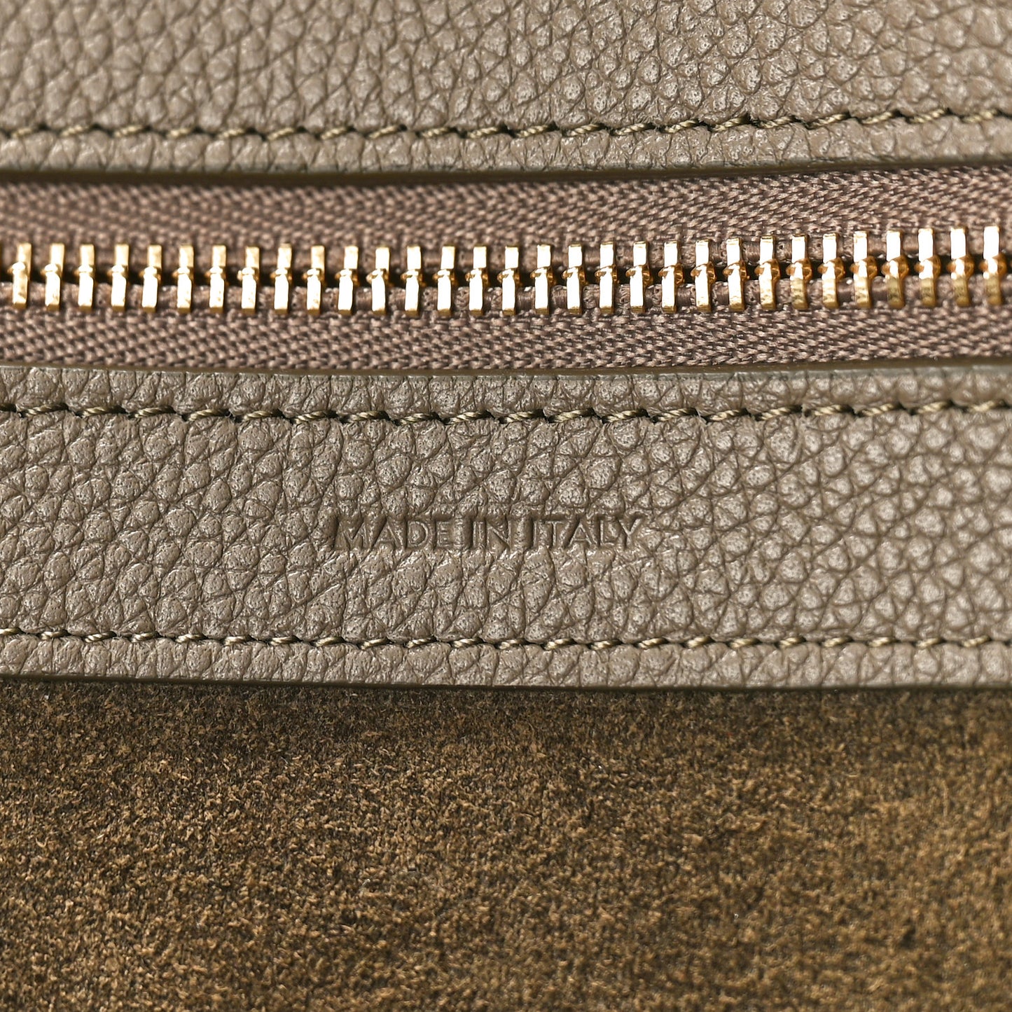 Soft Grained Calfskin Small Belt Cabas Phantom Grey