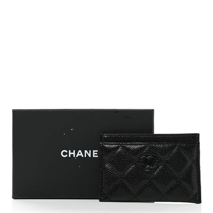 Chanel Caviar Quilted Incognito Card Holder Black 9 of 9
