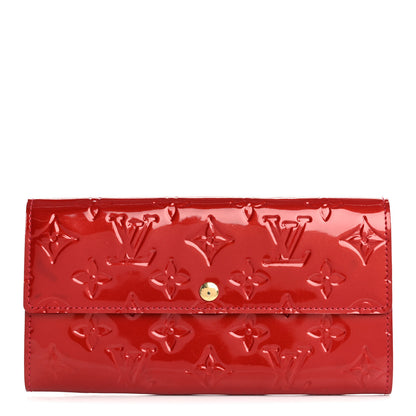 Louis Vuitton Vernis Sarah Wallet Pomme D'Amour 1 of 13