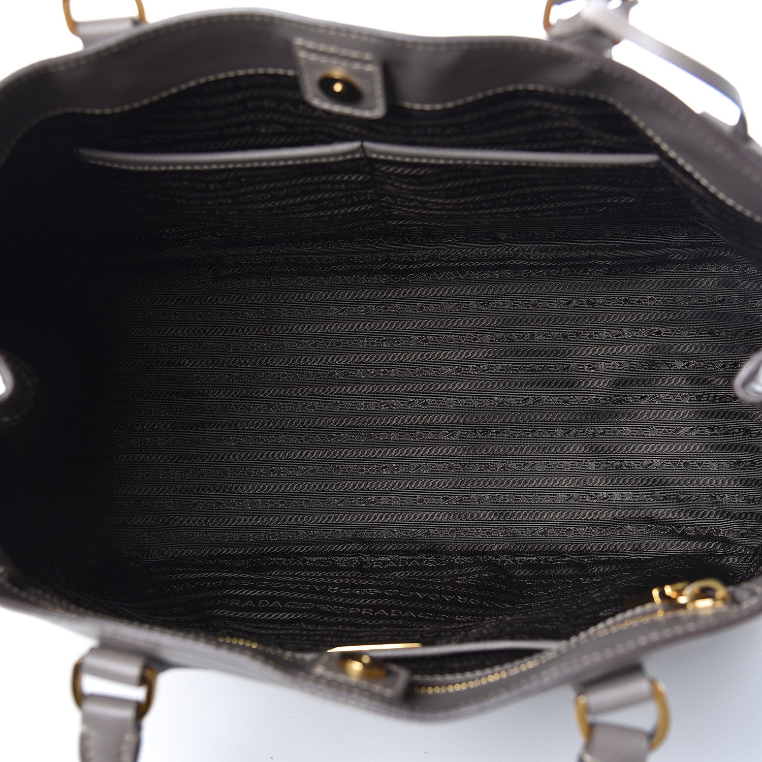 Prada Saffiano Lux Large Tote Argilla 6 of 12