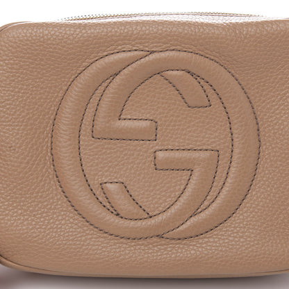 Gucci Pebbled Calfskin Small Soho Disco Bag Rose Beige 10 of 15