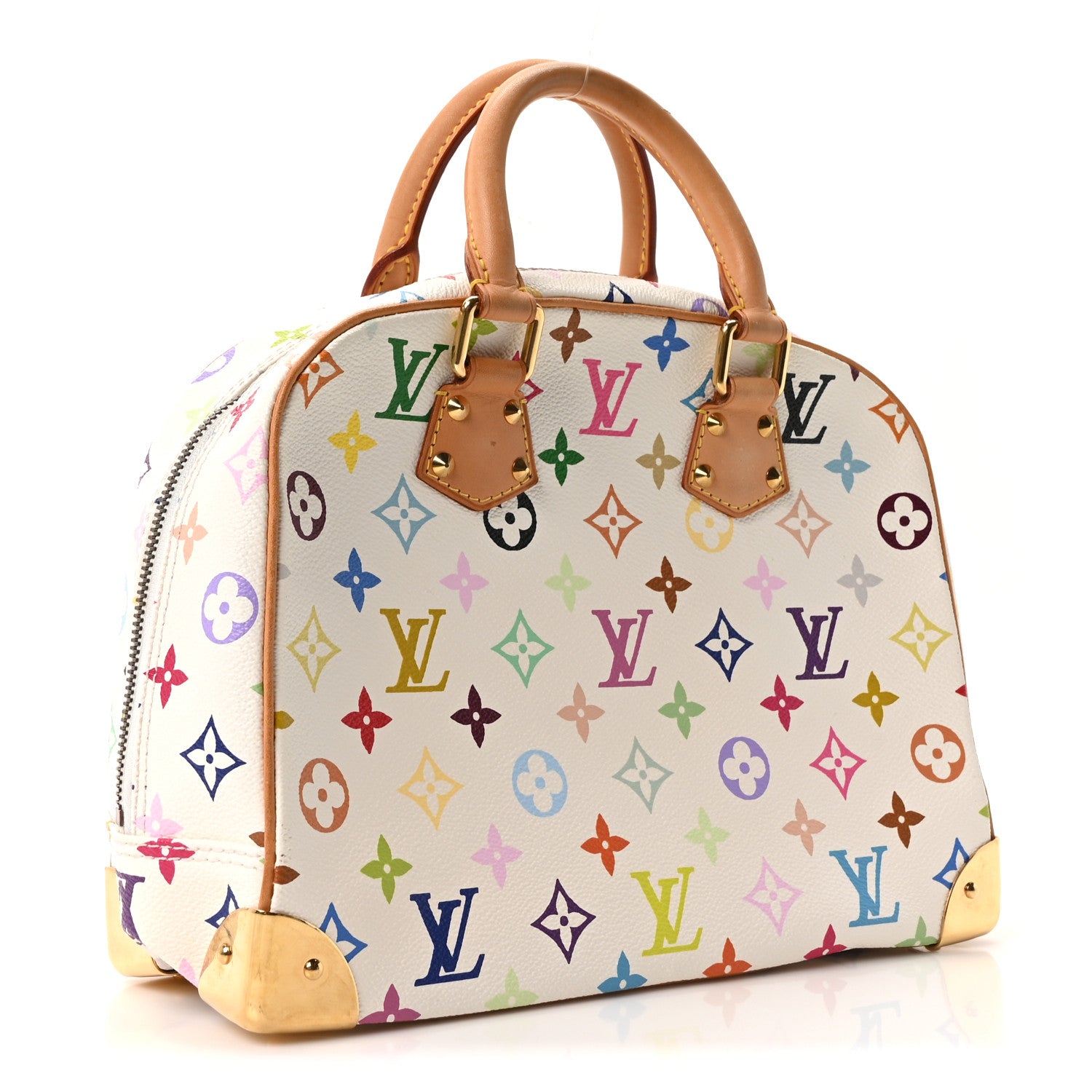Louis Vuitton Monogram Multicolor Trouville White 3 of 9