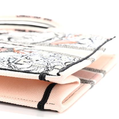 Christian Dior Canvas Embroidered La Force Book Tote Multicolor 9 of 9