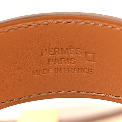 Hermes Shiny Alligator Collier de Chien CDC 24 Bracelet T3 Nata 4 of 6