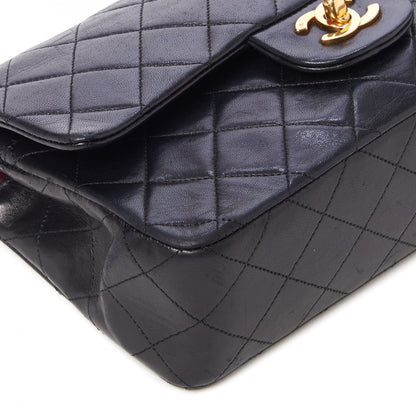 Chanel Lambskin Quilted Small Double Flap Black 5 of 9