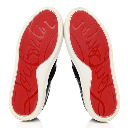 Christian Louboutin Calfskin Masteraltissima Flat Sneakers 38 Black 5 of 7