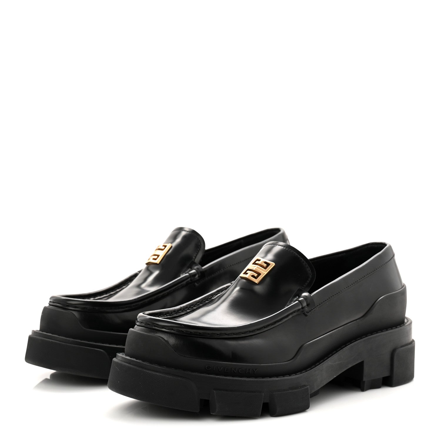 Givenchy Calfskin Terra Moccassins 37.5 Black 4 of 11