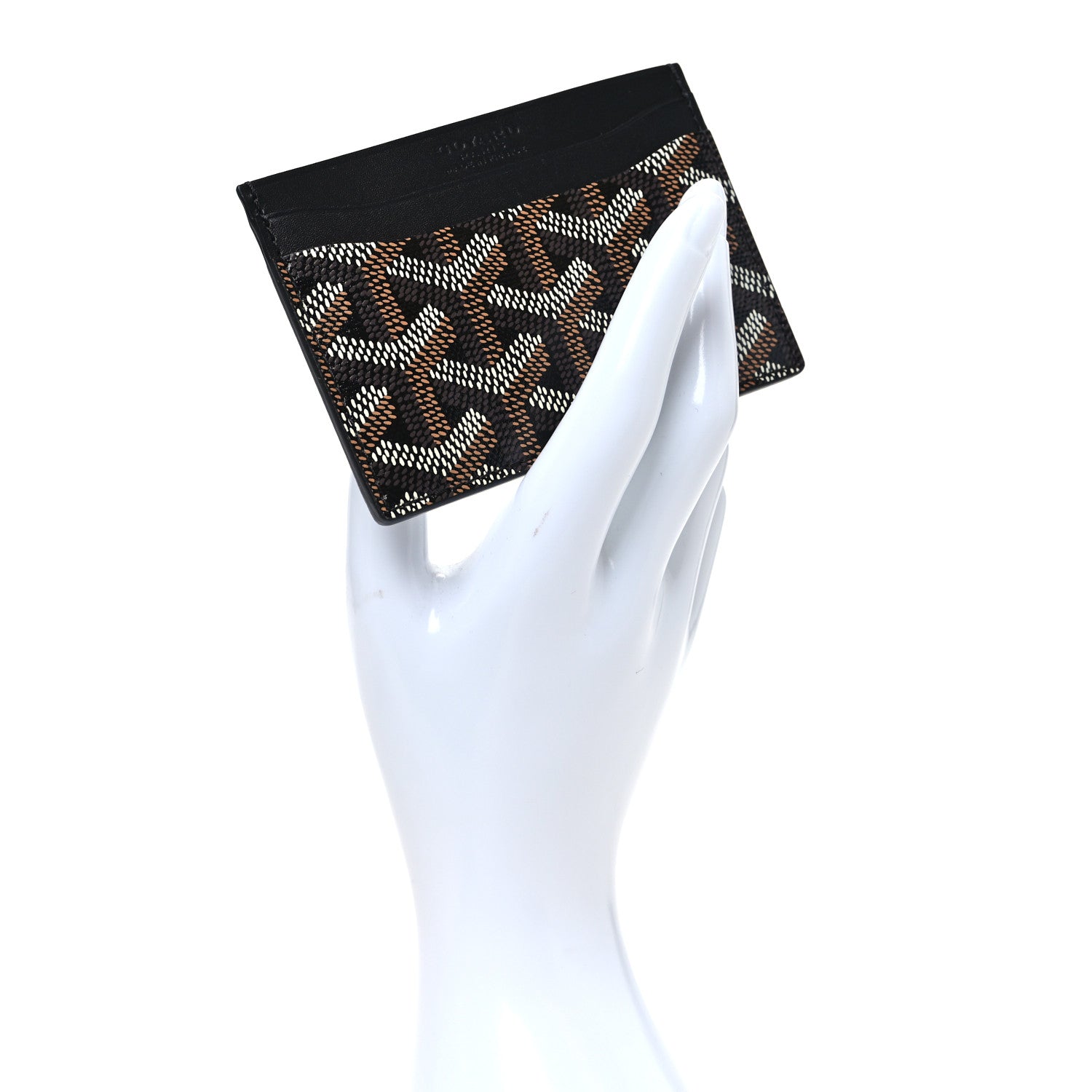 Goyard Goyardine Saint Sulpice Card Holder Black 2 of 8