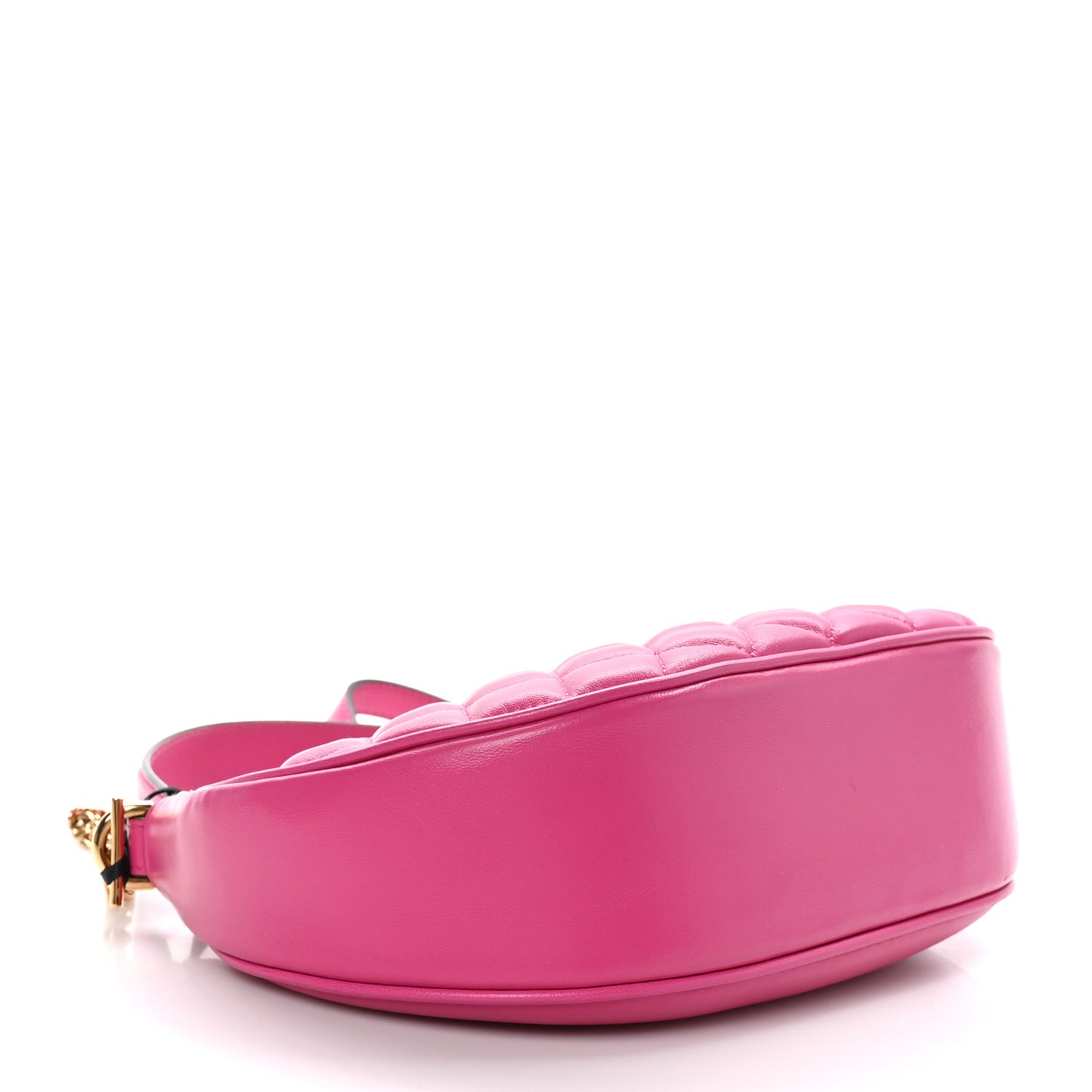 Nappa Quilted Medusa Shoulder Bag Fuchsia