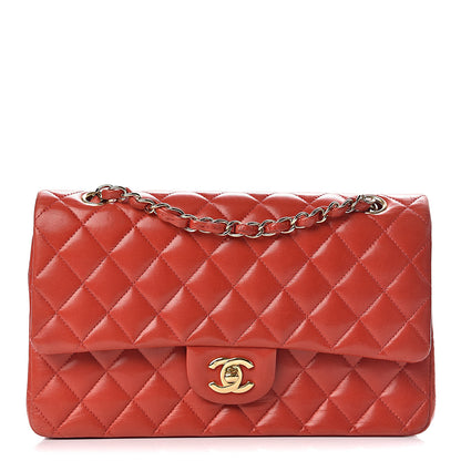 Chanel Lambskin Quilted Medium Double Flap Red 1 of 22