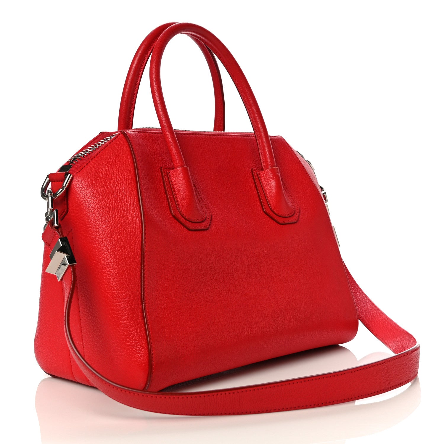 Givenchy Sugar Goatskin Small Antigona Red 3 of 24