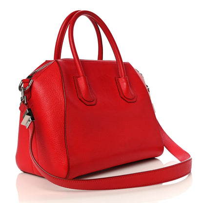 Givenchy Sugar Goatskin Small Antigona Red 3 of 24
