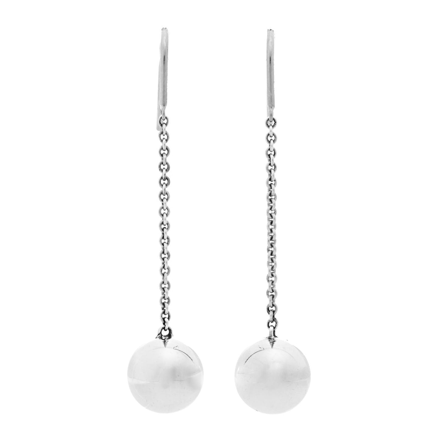 Sterling Silver 10mm HardWear Ball Drop Earrings