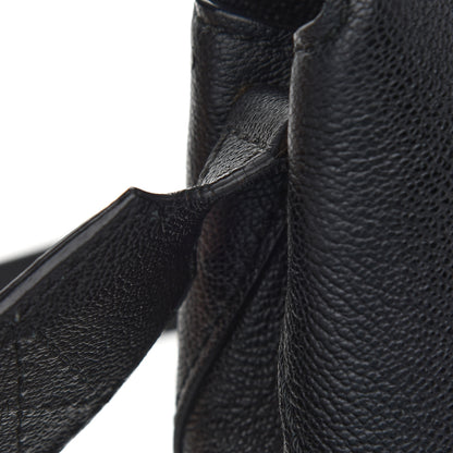 Burberry Soft Grain Calfskin House Check Small Helmsley Crossbody Black 12 of 12