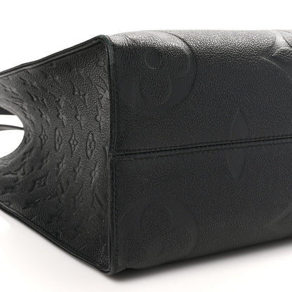 Louis Vuitton Empreinte Monogram Giant Onthego MM Black 8 of 11