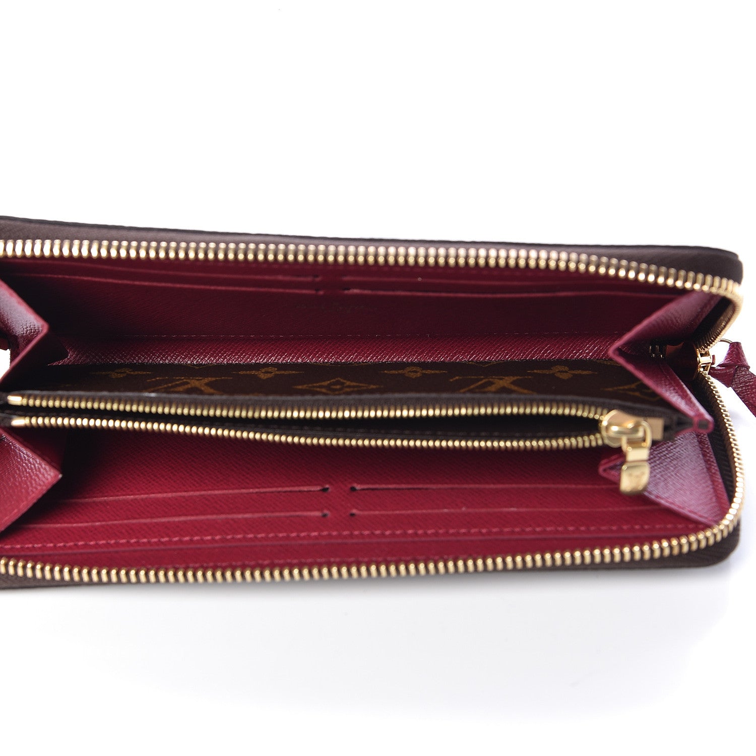 Louis Vuitton Monogram Clemence Wallet Fuchsia 5 of 8
