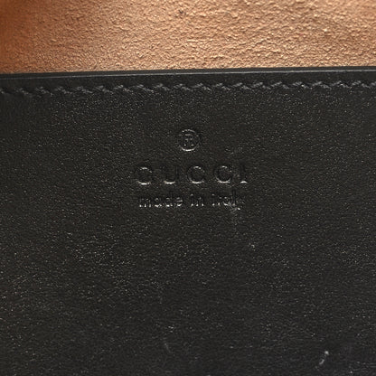 Gucci Calfskin Matelasse Small GG Marmont Chain Shoulder Bag Black 7 of 12