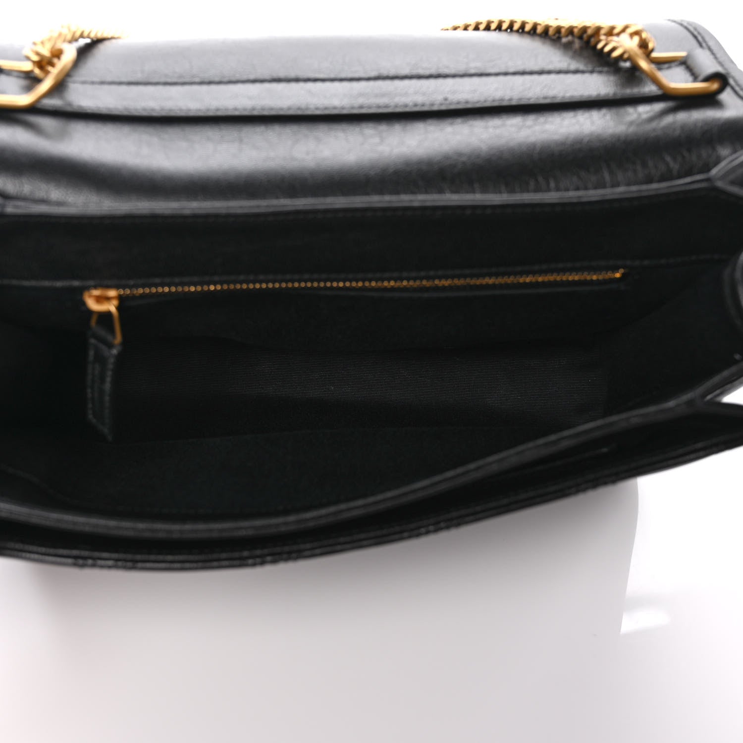 Saint Laurent Lambskin Quilted Small Becky Chain Bag Black 5 of 8