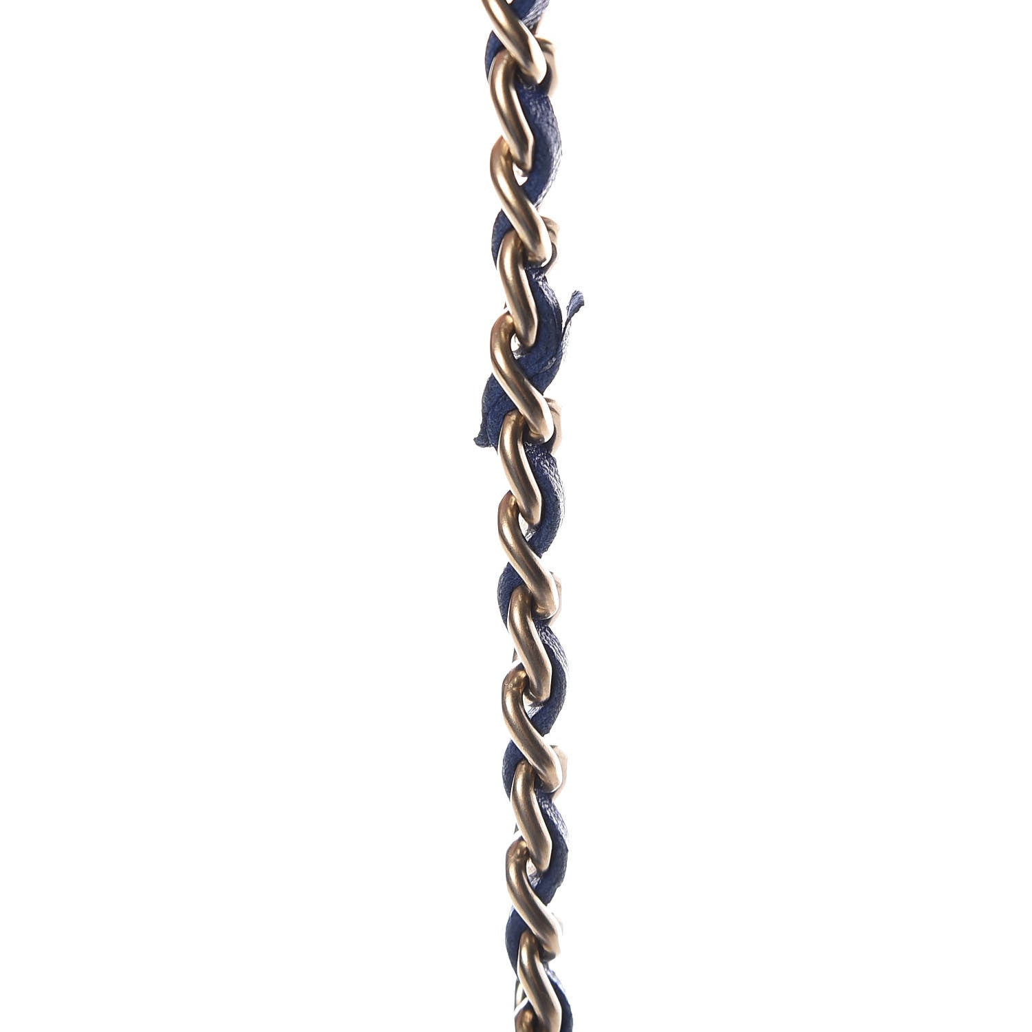 Chanel Lambskin Quilted Wallet On Chain WOC Blue Fonce 11 of 13