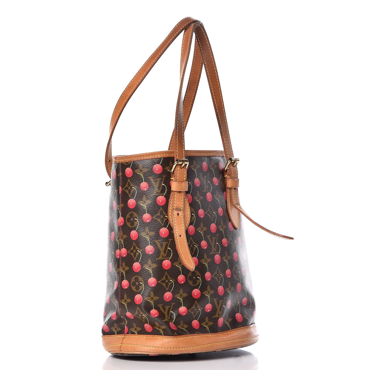 Louis Vuitton Monogram Cerises Bucket Bag 4 of 15